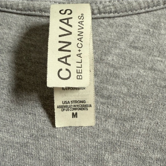 BARSTOOL SPORTS / FORE PLAY GRAY SHORT SLEEVE GRAPHIC T-SHIRT SIZE MEDIUM - Picture 4 of 7